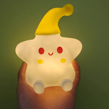 [100431] Portable Mini Bedside Baby LED Night Light Lamp - Star