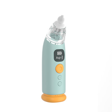 [100523] Rechargeable Baby Nasal Aspirator Mucus Nose Suction Cleaner - Aqua