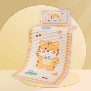 [4569T] Urban Infant Tot Latex Sleeping Mat + Buckwheat Husk Pillow (Tiger)