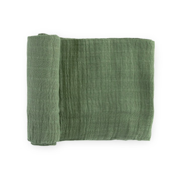 [151617] Bamboo Muslin Swaddle Wrap Blankets - Green