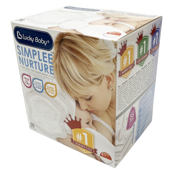 [313053] Simplee Nurture Contoured Disposable Breast Pads (50pcs)