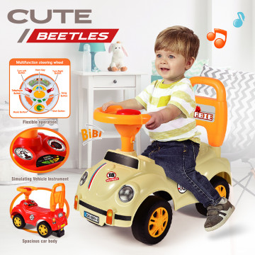 [510926] Ride-On Push Car - Beetles (Beige)