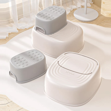 [594865] 2 Level Convertible Step Stool - Green