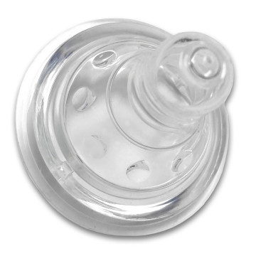 [600245] Simplee Anti-Wind PP Wide Neck Silicone Nipple Fast Flow
