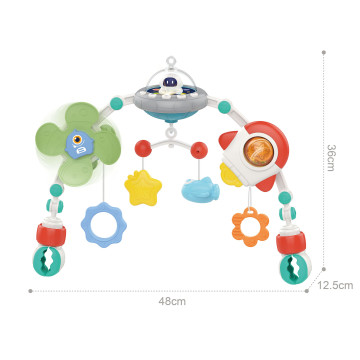 [604328] Baby Travel Musical Play Arch on Stroller/Crib/Carseat - Galaxy