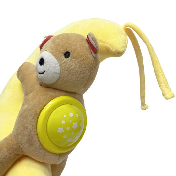 [606469] Snuggle Moon Bear Plush W/Music & Light