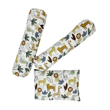 [623213] On The Go Pillow Bolster Set - Lion