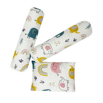 [623213] On The Go Pillow Bolster Set - Rainbow