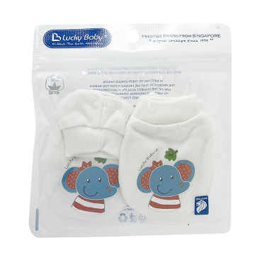 [910061] New Born Mitten & Bootees Set - Elephant