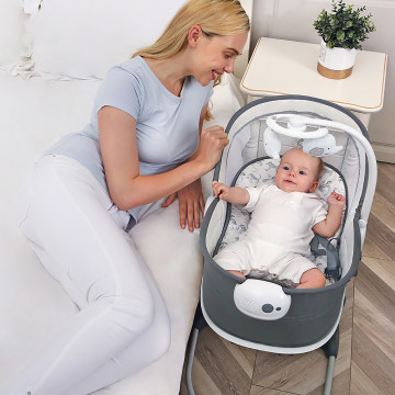 [621134] 6 in 1 Deluxe Multi-Functional Bassinet (Oval)