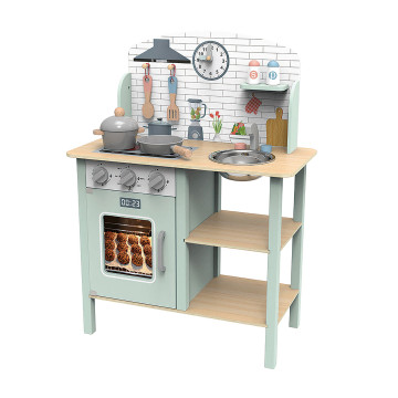 [TJ250] Wooden Kids Toys Gourmet Chef Kitchen Set